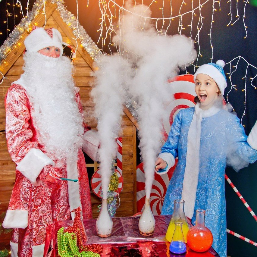 Дед Мороз с экспериментами на празднике от 5000 рублей